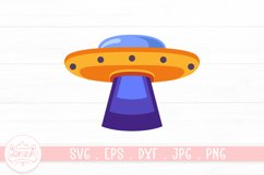 Space Clipart Design - UFO Product Image 1