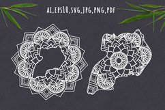Uganda Map Mandala SVG Product Image 1