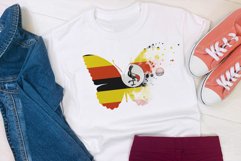 National Sublimation Art- Backgrounds Bundle. Uganda Product Image 2