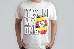It&#039;s in my DNA Uganda Flag Fingerprint PNG Sublimation Product Image 2