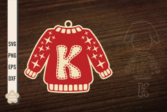Ugly Christmas Sweater Ornament SVG, Laser Cutting Files are perfect for your holiday crafting needs. This Design will add a touch of charm to your projects.