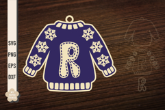 Ugly Christmas Sweater Ornament SVG, Laser Cutting Files are perfect for your holiday crafting needs. This Design will add a touch of charm to your projects.