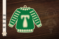 Ugly Christmas Sweater Ornament SVG, Laser Cutting Files are perfect for your holiday crafting needs. This Design will add a touch of charm to your projects.