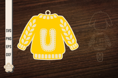 Ugly Christmas Sweater Ornament SVG, Laser Cutting Files are perfect for your holiday crafting needs. This Design will add a touch of charm to your projects.
