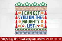 I can get you on the naughty list SVG, Christmas SVG Product Image 1