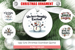 Ugly Cute Christmas Ornament Product Image 1