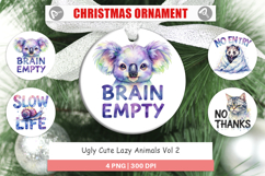 Ugly-Cute Lazy Animals Ornament Product Image 1