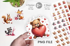 Clumsy Critters Sticker Product Image 1