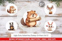 Clumsy Critters Wind Spinner Product Image 1