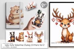 Clumsy Critters Digital Paper Product Image 1