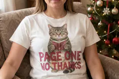 Ugly Sweater Judgmental Cat Choir Sublimation Product Image 4