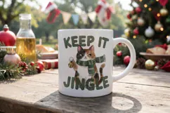 Ugly Sweater Judgmental Cat Choir Sublimation Product Image 8