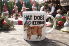 Ugly Sweater Judgmental Cat Choir Sublimation Product Image 10