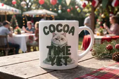 Ugly Sweater Judgmental Cat Choir Sublimation Product Image 13