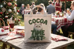 Ugly Sweater Judgmental Cat Choir Sublimation Product Image 14
