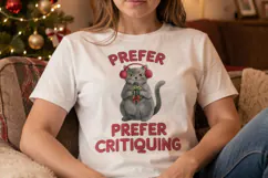 Ugly Sweater Judgmental Cat Choir Sublimation Product Image 2