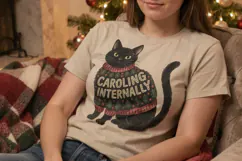 Ugly Sweater Judgmental Cat Choir Sublimation Product Image 4