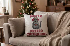 Ugly Sweater Judgmental Cat Choir Sublimation Product Image 6
