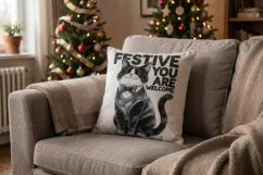 Ugly Sweater Judgmental Cat Choir Sublimation Product Image 7