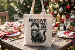 Ugly Sweater Judgmental Cat Choir Sublimation Product Image 9