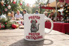 Ugly Sweater Judgmental Cat Choir Sublimation Product Image 10