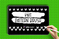 Knit Pattern Procreate Brush