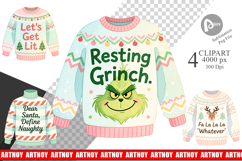 Clipart Ugly Sweater Quotes Product Image 1