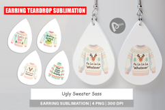 Earring Ugly Sweater Quotes Product Image 1
