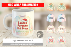 Mug Wrap Ugly Sweater Quotes Product Image 1