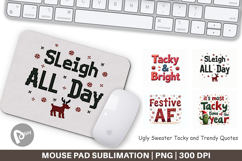 Ugly Sweater Sayings Mouse Pad Product Image 1