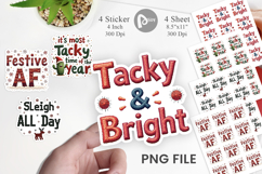 Ugly Sweater Sayings Sticker Product Image 1