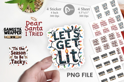 Ugly Sweater Sayings Sticker Product Image 1