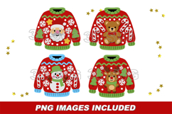 Cute Ugly Sweater 3D SVG Product Image 4