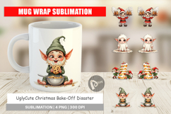 Christmas Bake-Off Disaster Mug Wrap Product Image 1