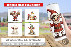 Christmas Bake-Off Disaster Tumbler Product Image 1