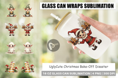 Christmas Bake-Off Disaster Glass Can Product Image 1