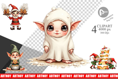 Christmas Bake-Off Disaster Clipart Product Image 1