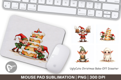 Christmas Bake-Off Disaster Mouse Pad Product Image 1
