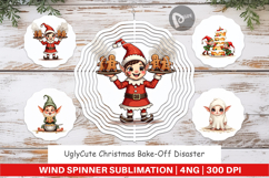Christmas Bake-Off Wind Spinner Product Image 1
