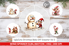 Christmas Bake-Off Wind Spinner Product Image 1