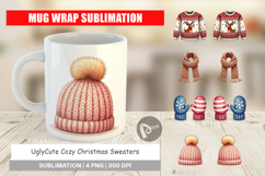 Cozy Christmas Sweaters Mug Wrap Product Image 1