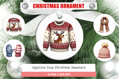 Cozy Christmas Sweaters Ornament Product Image 1