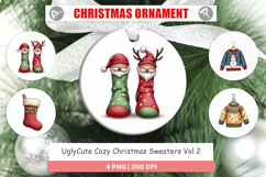 Cozy Christmas Sweaters Ornament Product Image 1