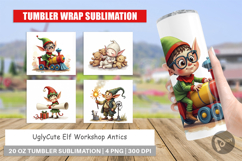 Elf Workshop Antics Tumbler Product Image 1