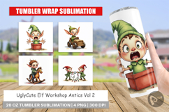 Elf Workshop Antics Tumbler Product Image 1