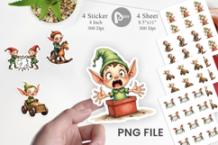 Elf Workshop Antics Sticker Product Image 1