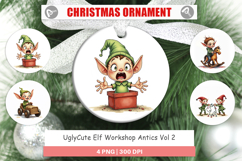 Elf Workshop Antics Ornament Product Image 1