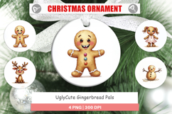 UglyCute Gingerbread Pals Ornament Product Image 1
