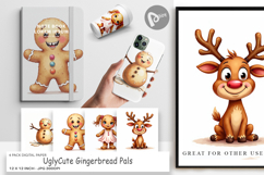 UglyCute Gingerbread Pals Paper Product Image 1