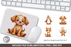 UglyCute Gingerbread Pals Mouse Pad Product Image 1